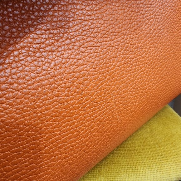 Rare orange clemence with gold hardware Teddy Blake Buti eva kelly bag - Picture 10 of 10